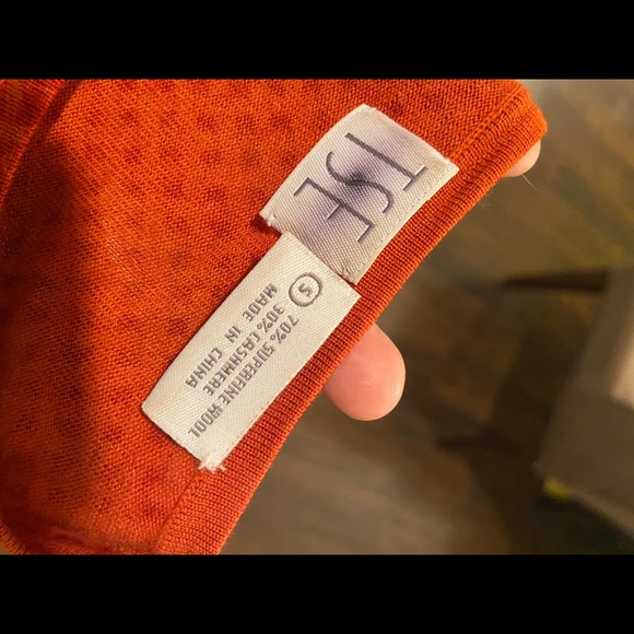 TSE wool and cashmere long sleeves pullover sz S - Picture 4 of 4